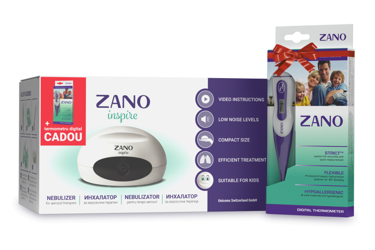 Zano Inspire + Zano termometru digital CADOU